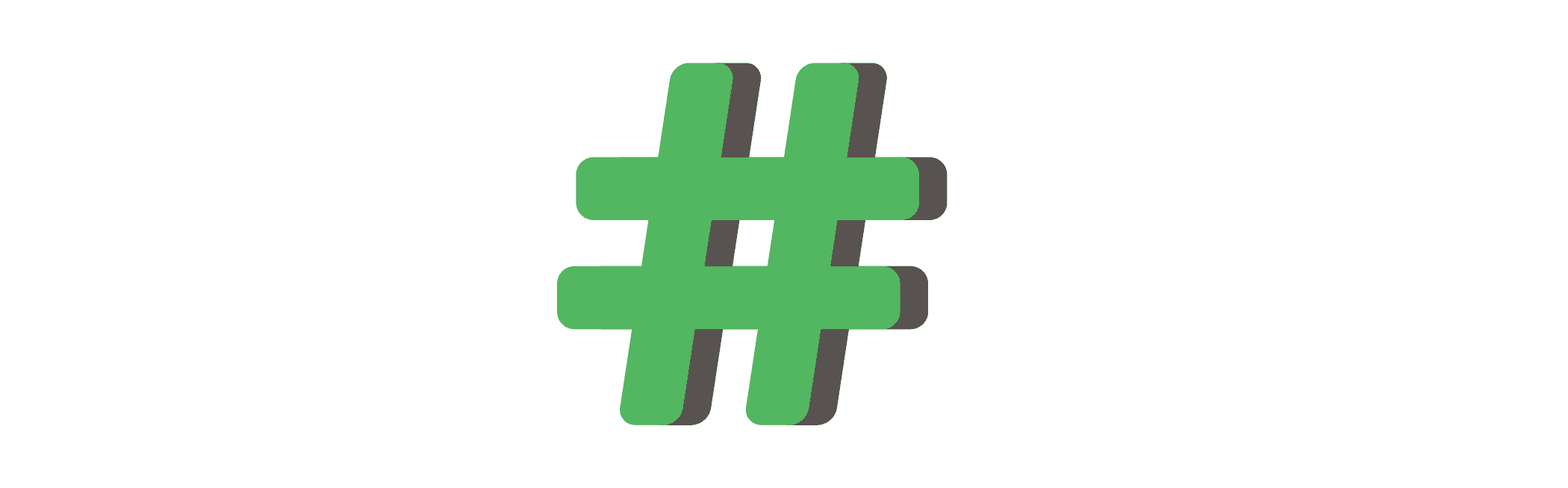 Trend in the form of a hashtag